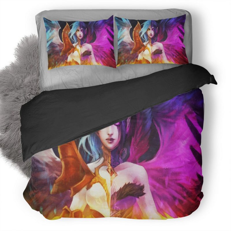 Kayle X Morgana R0 Duvet Cover and Pillowcase Set Bedding Set Kayle X Morgana R0 Duvet Cover and Pillowcase Set Bedding Set