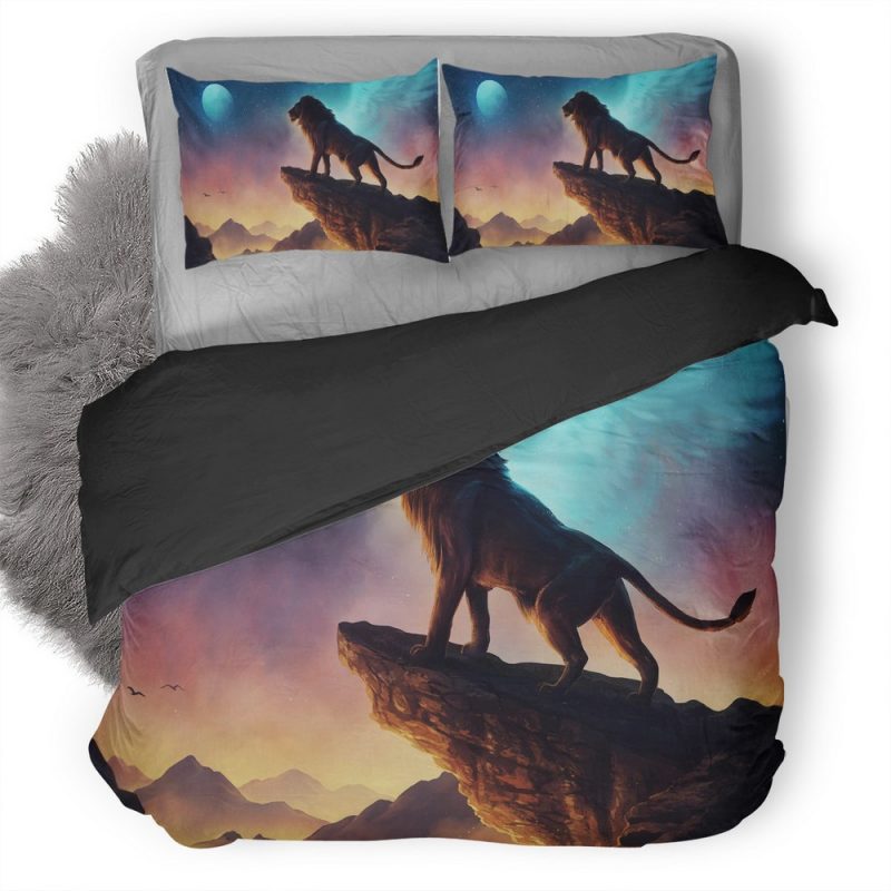 King Lion Dv Duvet Cover and Pillowcase Set Bedding Set King Lion Dv Duvet Cover and Pillowcase Set Bedding Set