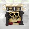 King Skull Duvet Cover and Pillowcase Set Bedding Set scaled 1