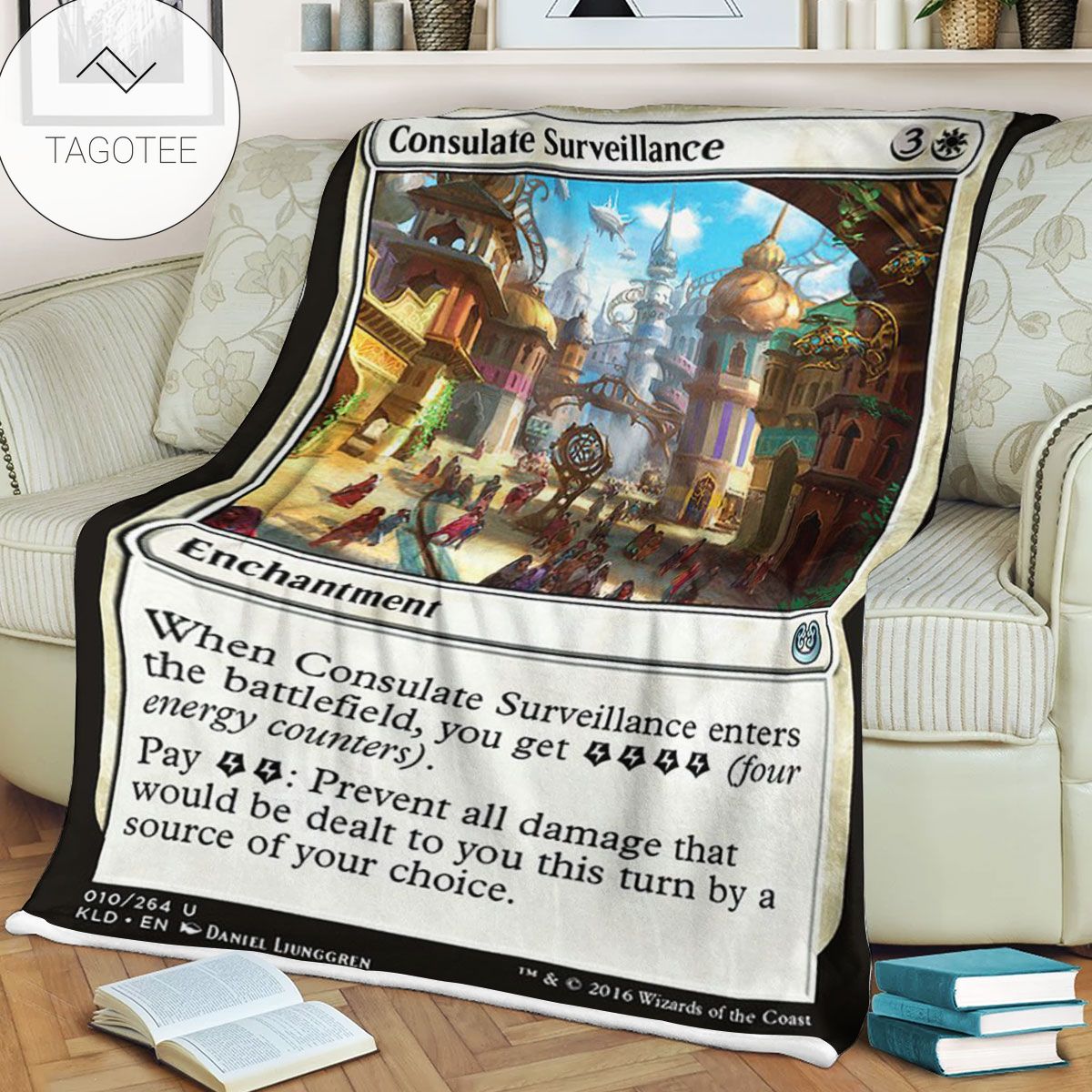 Kld 10 Consulate Surveillance Game Mtg Magic The Gathering Fleece Blanket Kld 10 Consulate Surveillance Game Mtg Magic The Gathering Fleece Blanket