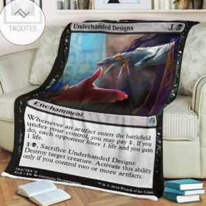 Kld 104 Underhanded Designs Game Mtg Magic The Gathering Fleece Blanket