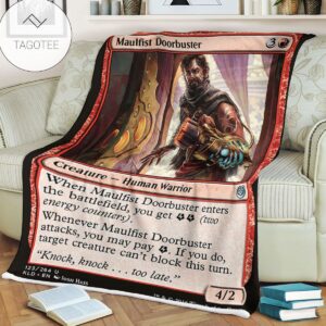 Kld 123 Maulfist Doorbuster Game Mtg Magic The Gathering Fleece Blanket
