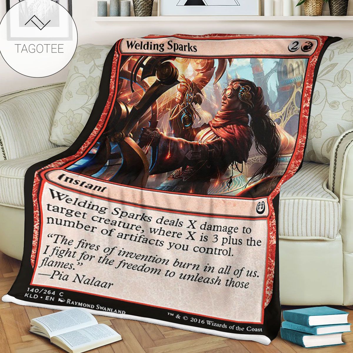 Kld 140 Welding Sparks Game Mtg Magic The Gathering Fleece Blanket Kld 140 Welding Sparks Game Mtg Magic The Gathering Fleece Blanket