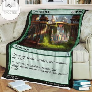 Kld 150 Creeping Mold Game Mtg Magic The Gathering Fleece Blanket