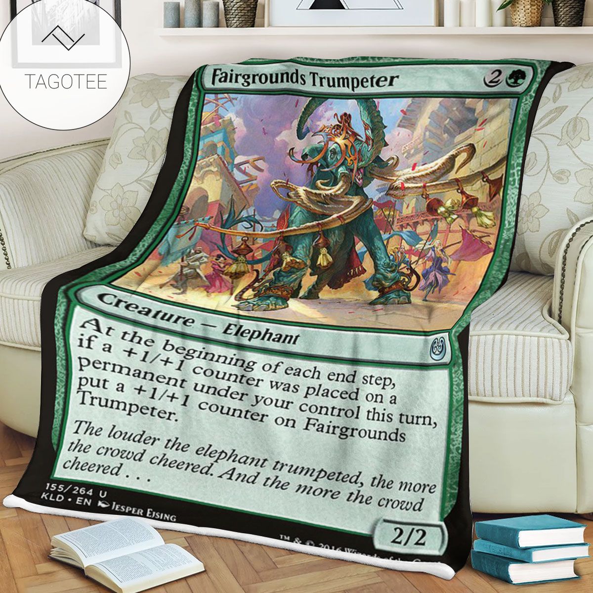 Kld 155 Fairgrounds Trumpeter Game Mtg Magic The Gathering Fleece Blanket Kld 155 Fairgrounds Trumpeter Game Mtg Magic The Gathering Fleece Blanket