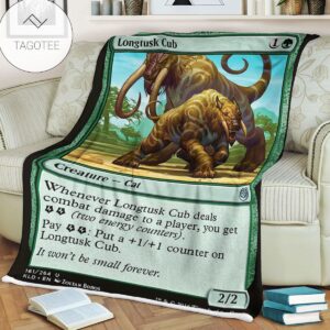 Kld 161 Longtusk Cub Game Mtg Magic The Gathering Fleece Blanket