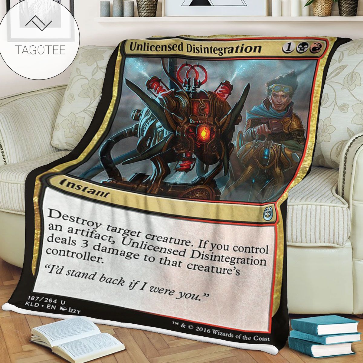 Kld 187 Unlicensed Disintegration Game Mtg Magic The Gathering Fleece Blanket Kld 187 Unlicensed Disintegration Game Mtg Magic The Gathering Fleece Blanket