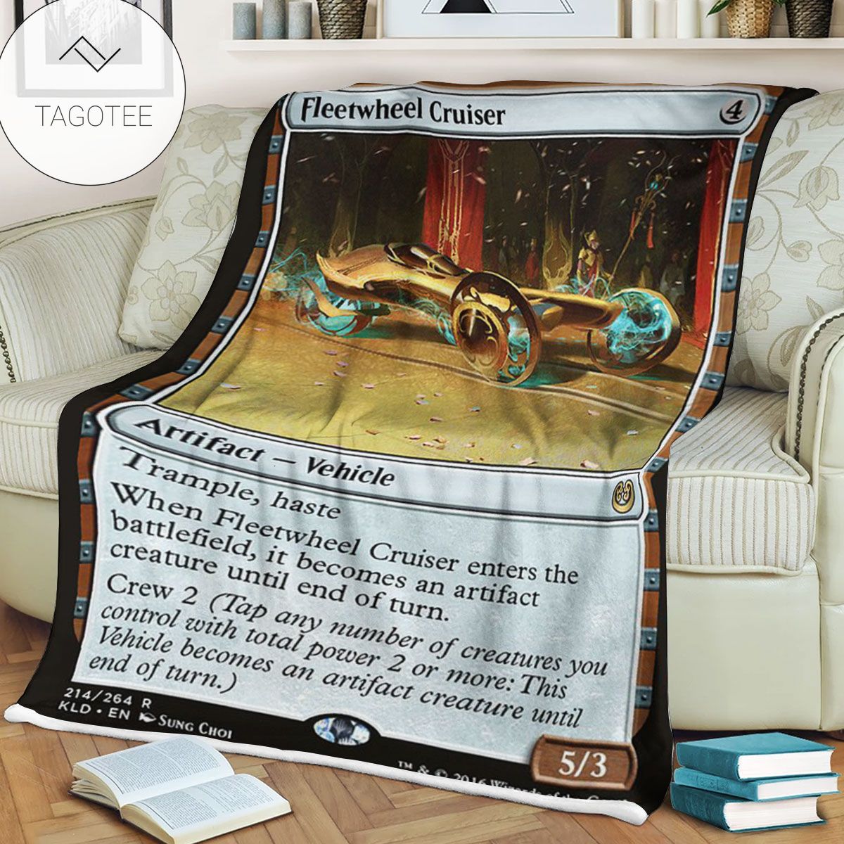 Kld 214 Fleetwheel Cruiser Game Mtg Magic The Gathering Fleece Blanket Kld 214 Fleetwheel Cruiser Game Mtg Magic The Gathering Fleece Blanket