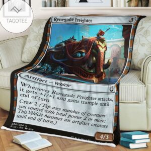 Kld 230 Renegade Freighter Game Mtg Magic The Gathering Fleece Blanket