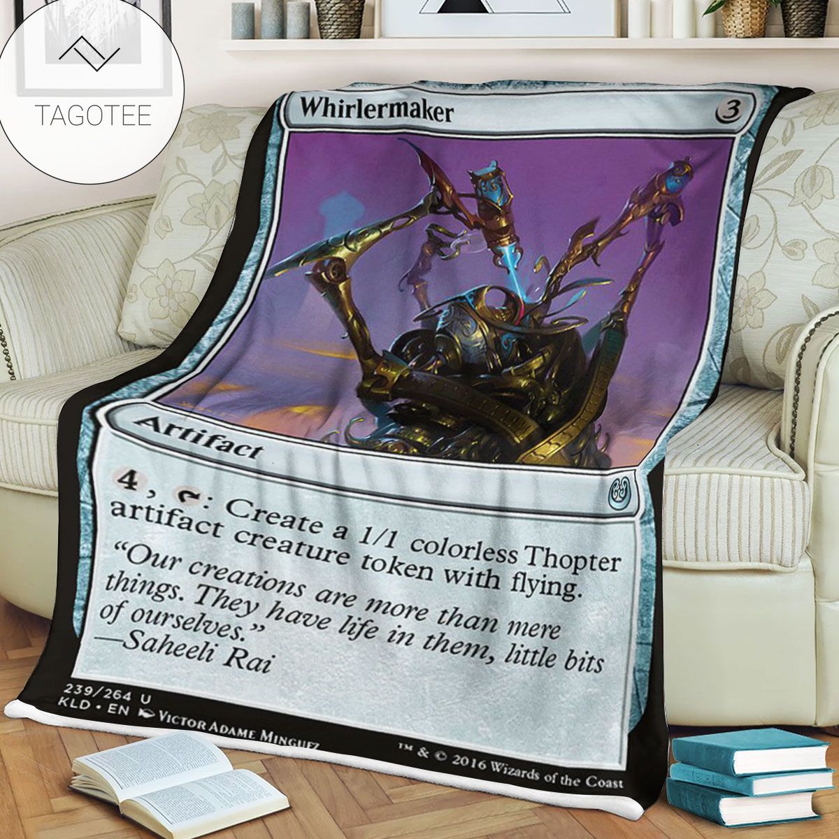 Kld 239 Whirlermaker Game Mtg Magic The Gathering Fleece Blanket Kld 239 Whirlermaker Game Mtg Magic The Gathering Fleece Blanket
