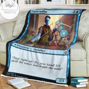 Kld 42 Curio Vendor Game Mtg Magic The Gathering Fleece Blanket
