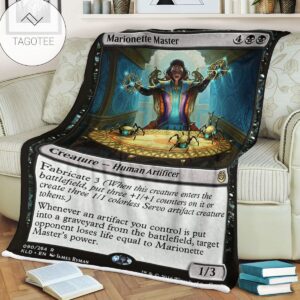 Kld 90 Marionette Master Game Mtg Magic The Gathering Fleece Blanket