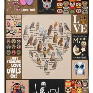 Knowledge Of Owls Blanket