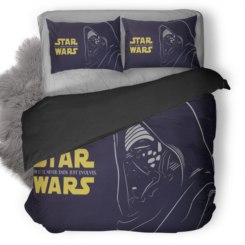 Kylo Ren Star Wars Illustration Wf Duvet Cover and Pillowcase Set Bedding Set Kylo Ren Star Wars Illustration Wf Duvet Cover and Pillowcase Set Bedding Set
