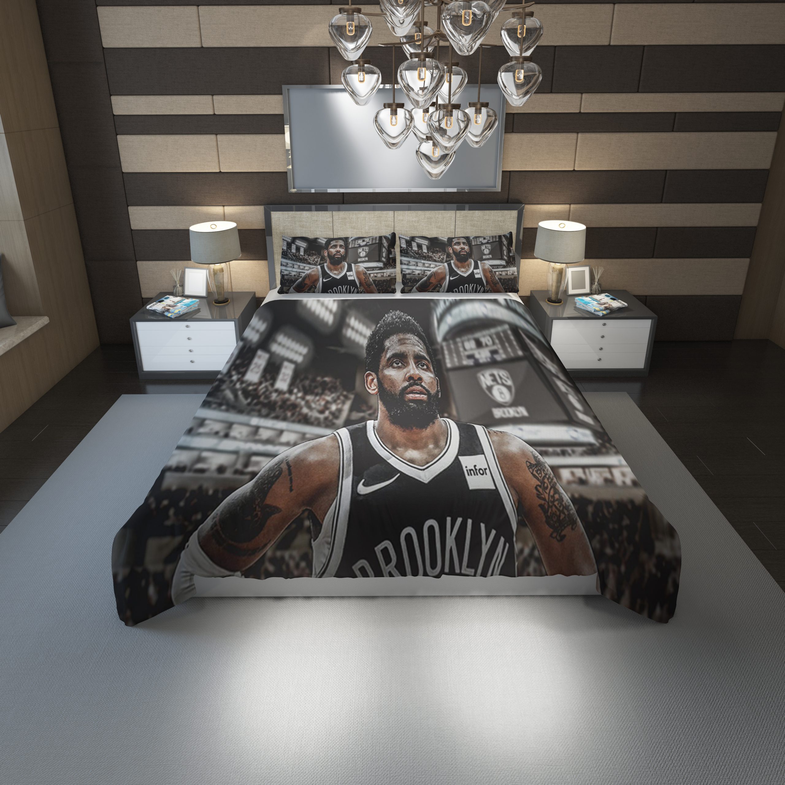 Kyrie Irving Brooklyn Nets Duvet Cover and Pillowcase Set Bedding Set 1222 scaled 1 Kyrie Irving Brooklyn Nets Duvet Cover and Pillowcase Set Bedding Set 1222 scaled 1