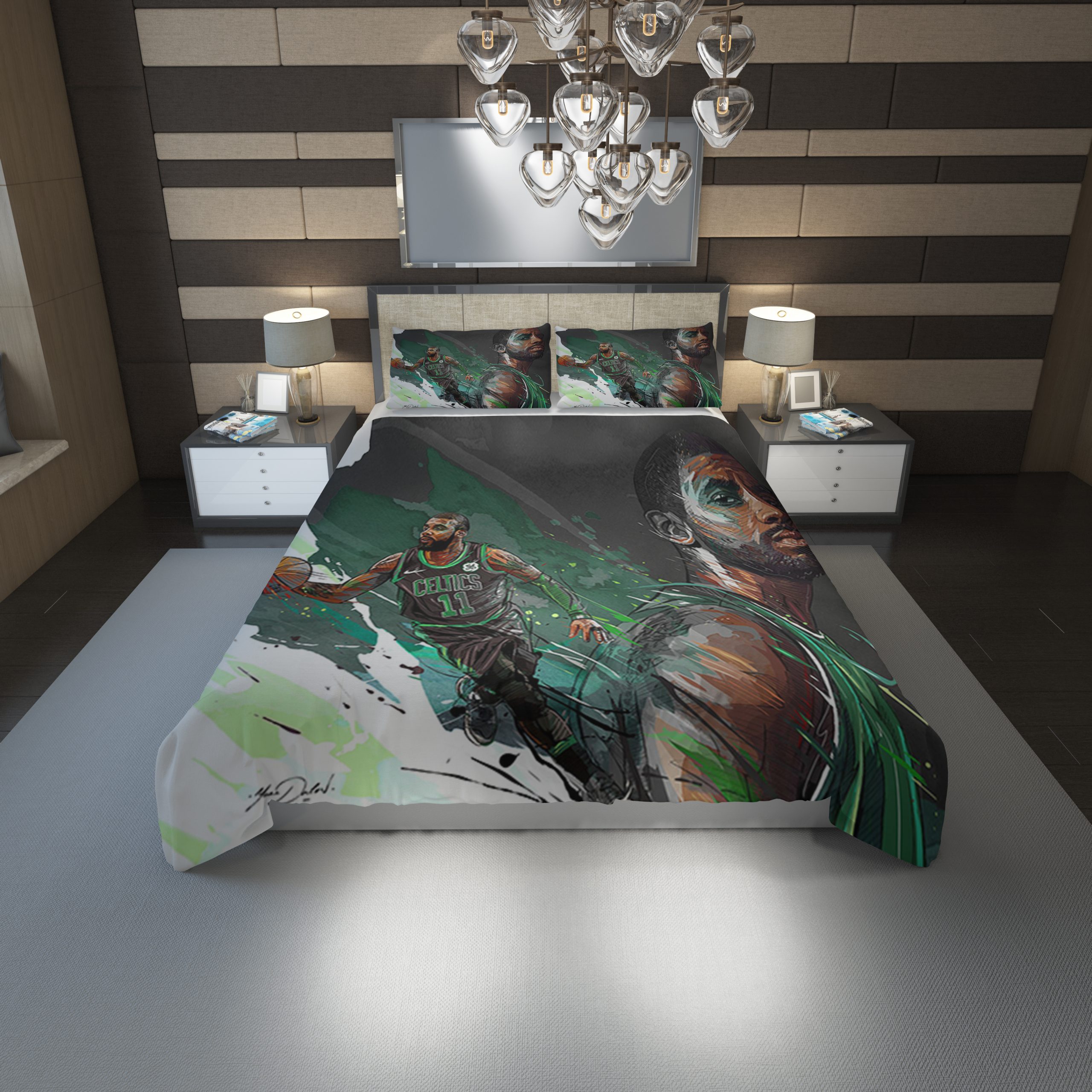 Kyrie Irving Celtics Duvet Cover and Pillowcase Set Bedding Set 1201 scaled 1 Kyrie Irving Celtics Duvet Cover and Pillowcase Set Bedding Set 1201 scaled 1