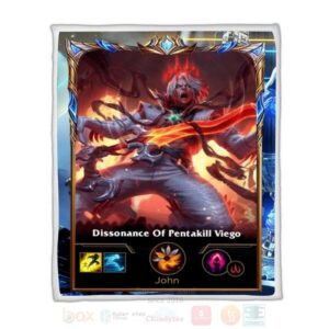 League Of Legends Viego Custom Name Sherpa Blanket