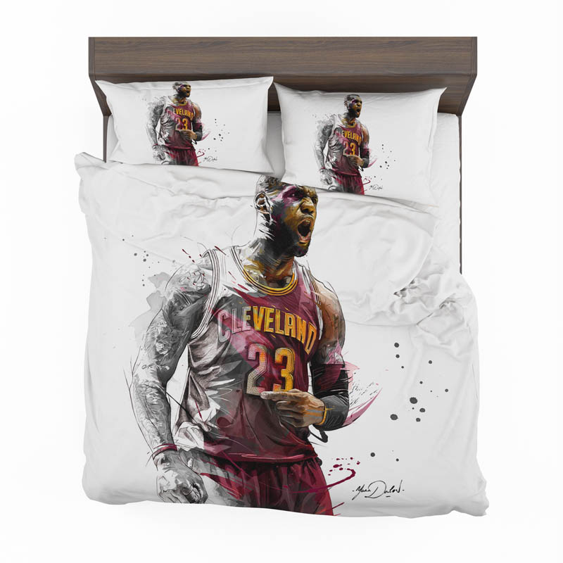 Lebron James Basketball Nba Duvet Cover and Pillowcase Set Bedding Set Lebron James Basketball Nba Duvet Cover and Pillowcase Set Bedding Set