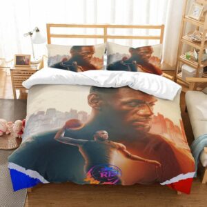 Lebron James Duvet Cover and Pillowcase Set Bedding Set 670