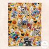 LetS Get Smashed Halloween Stitch Blanket