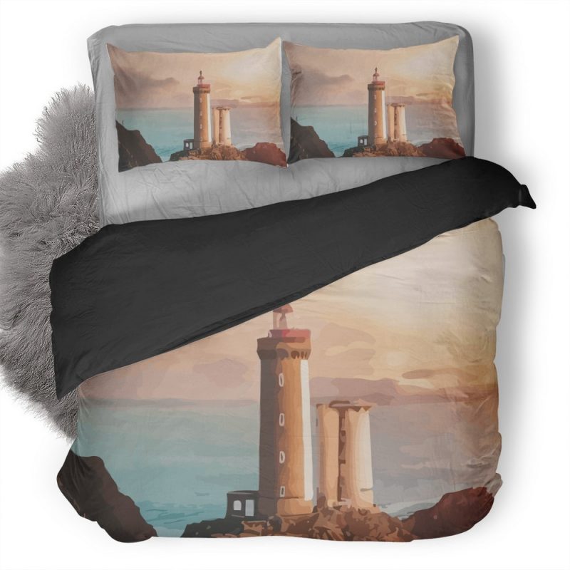 Lighthouse Artistic Wb Duvet Cover and Pillowcase Set Bedding Set Lighthouse Artistic Wb Duvet Cover and Pillowcase Set Bedding Set