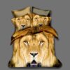Lion Duvet Cover and Pillowcase Set Bedding Set 823 scaled 1