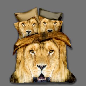 Lion Duvet Cover and Pillowcase Set Bedding Set 823 scaled 1