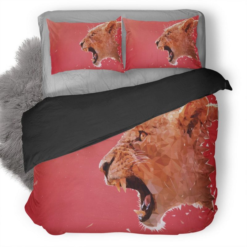 Lion Facet Ra Duvet Cover and Pillowcase Set Bedding Set Lion Facet Ra Duvet Cover and Pillowcase Set Bedding Set