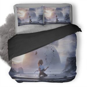 Little Girl Dream Artwork Ql Duvet Cover and Pillowcase Set Bedding Set