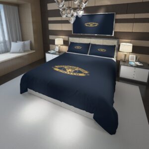 Logo Manchester F C 4 Duvet Cover and Pillowcase Set Bedding Set scaled 1