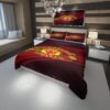 Logo Manchester F C 5 Duvet Cover and Pillowcase Set Bedding Set scaled 1