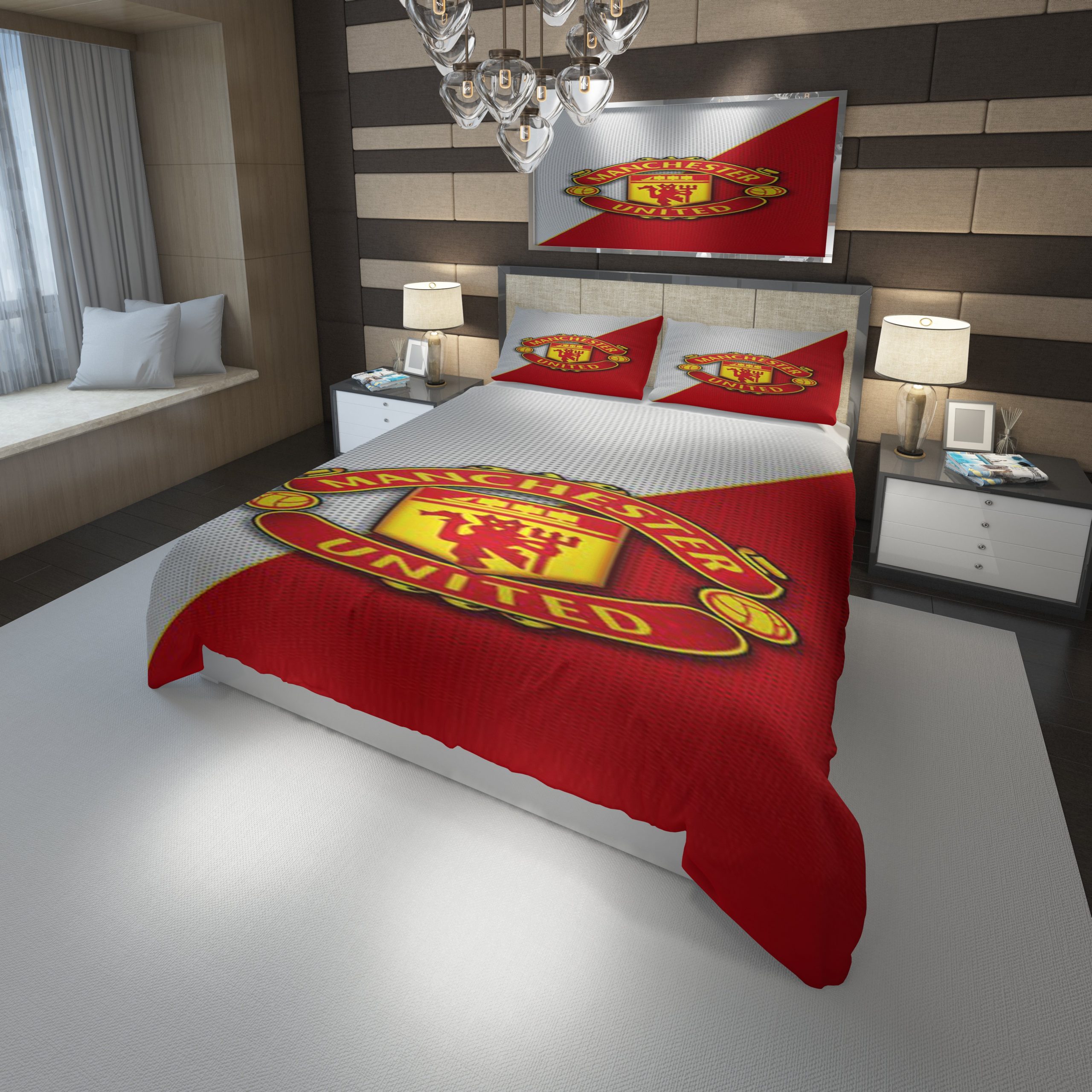 Logo Manchester F C 7 Duvet Cover and Pillowcase Set Bedding Set scaled 1 Logo Manchester F C 7 Duvet Cover and Pillowcase Set Bedding Set scaled 1