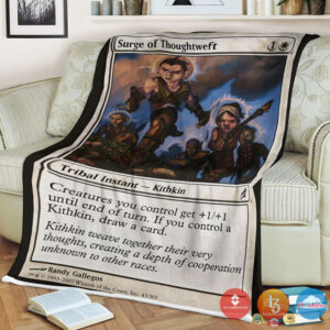 Lorwyn 43 Surge Of Thoughtweft Blanket