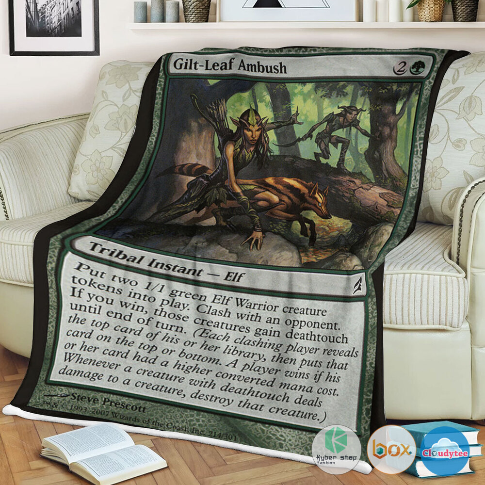 Lorwyn Gilt Leaf Ambush Blanket Lorwyn Gilt Leaf Ambush Blanket