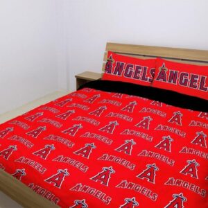 Los Angeles Angels Of Anaheim Duvet Cover and Pillowcase Set Bedding Set 980