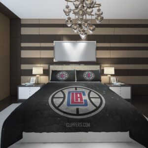 Los Angeles Clippers NBA Basketball ize Duvet Cover and Pillowcase Set Bedding Set scaled 1