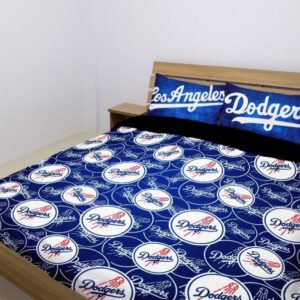 Los Angeles Dodgers Of Anaheim Duvet Cover and Pillowcase Set Bedding Set 985