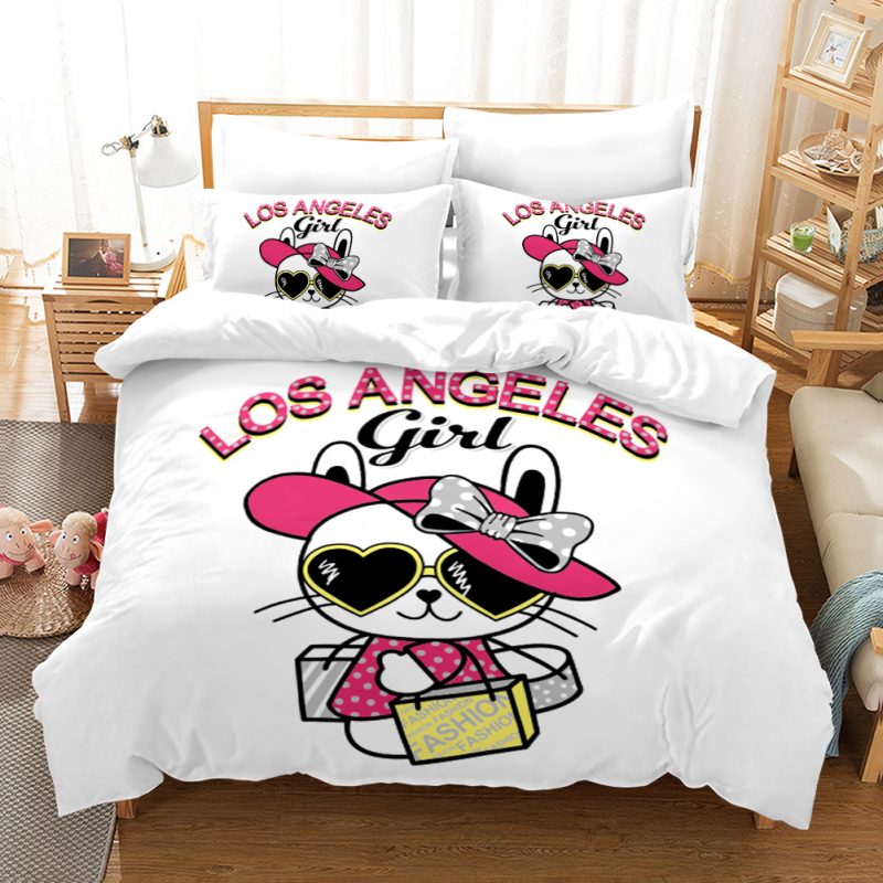 Los Angeles Duvet Cover and Pillowcase Set Bedding Set Los Angeles Duvet Cover and Pillowcase Set Bedding Set