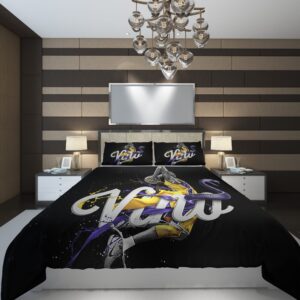 Los Angeles Lakers Nba Kobe Bryant Logo Basketbal Duvet Cover and Pillowcase Set Bedding Set scaled 1