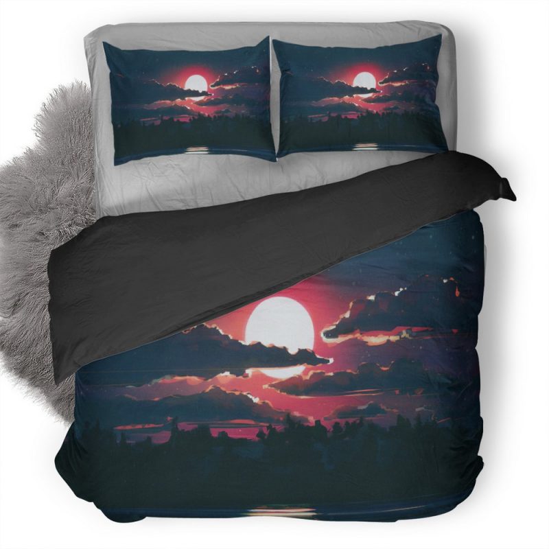 Lunar Night Rx Duvet Cover and Pillowcase Set Bedding Set Lunar Night Rx Duvet Cover and Pillowcase Set Bedding Set