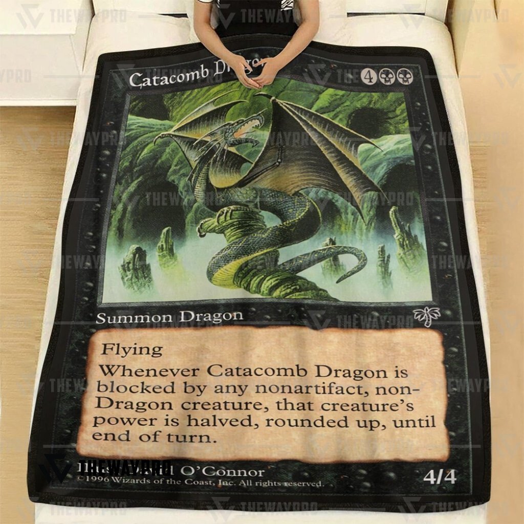 Magic The Gardening Catacomb Dragon Blanket Magic The Gardening Catacomb Dragon Blanket