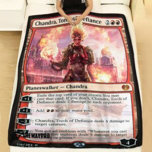 Magic The Gardening Chandra Torch Of Defiance Blanket
