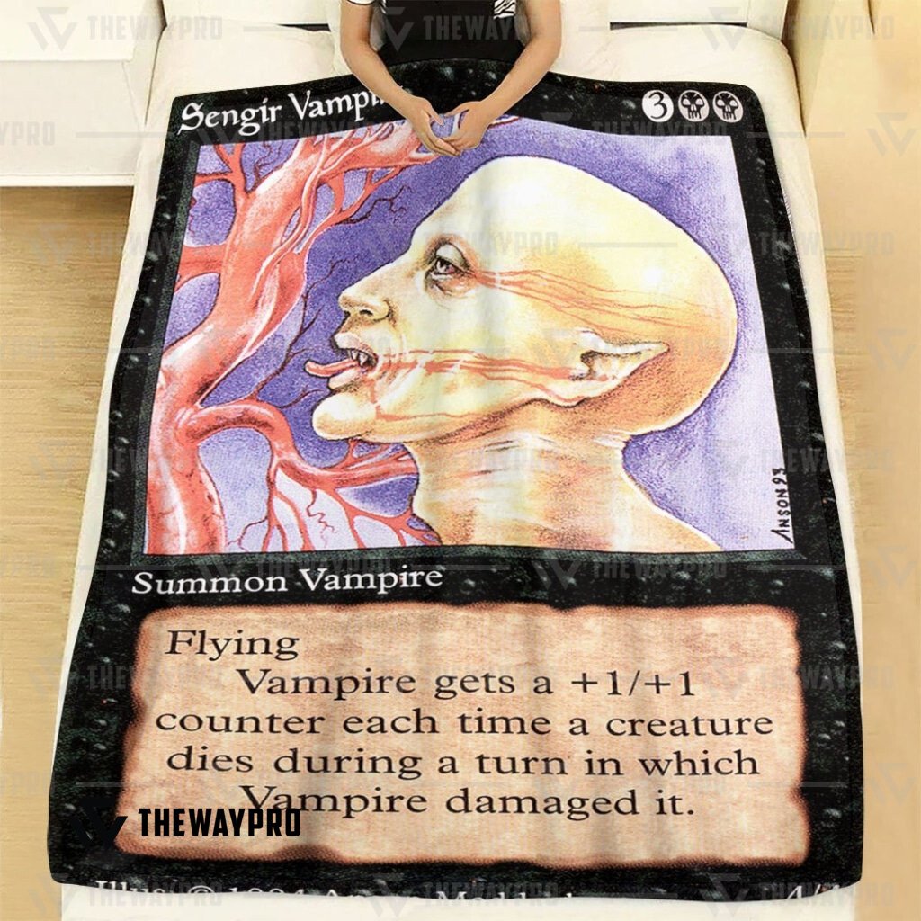 Magic The Gardening Sengir Vampire Blanket Limited Edition Magic The Gardening Sengir Vampire Blanket Limited Edition