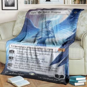 Magic The Gardening Ugin The Spirit Dragon Blanket