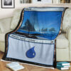 Magic The Gathering 137 Island Blanket