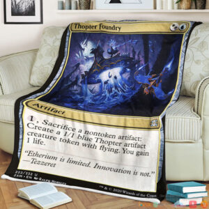 Magic The Gathering 2Xm 222 Thopter Foundry Blanket