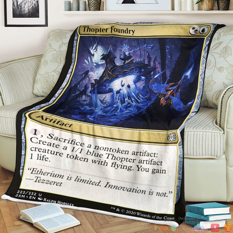 Magic The Gathering 2Xm 222 Thopter Foundry Blanket Magic The Gathering 2Xm 222 Thopter Foundry Blanket