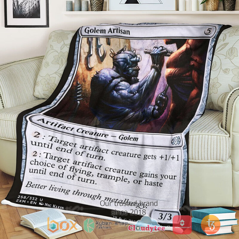 Magic The Gathering 2Xm 258 Golem Artisan Blanket Magic The Gathering 2Xm 258 Golem Artisan Blanket