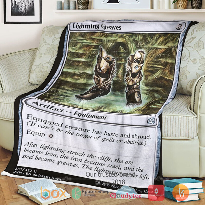 Magic The Gathering 2Xm 267 Lightning Greaves Blanket Magic The Gathering 2Xm 267 Lightning Greaves Blanket