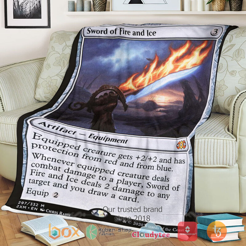 Magic The Gathering 2Xm 297 Sword Of Fire And Ice Blanket Magic The Gathering 2Xm 297 Sword Of Fire And Ice Blanket